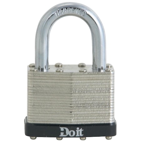 All-Source Laminated Steel 2in. Laminated Pin Tumbler Padlock 1805DDIB